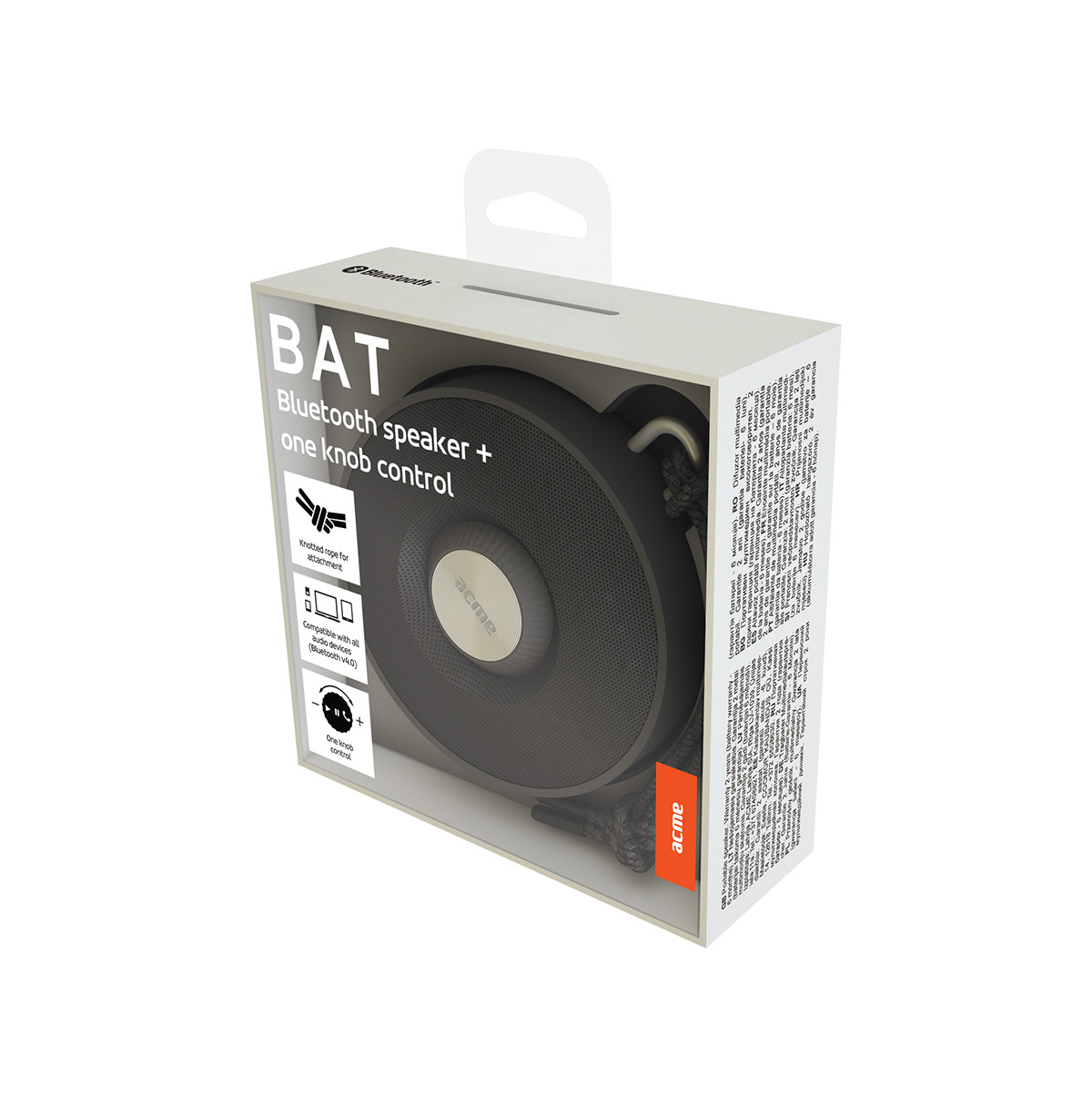 Bat portable Bluetooth speaker，A button，Long endurance，Easy to control，