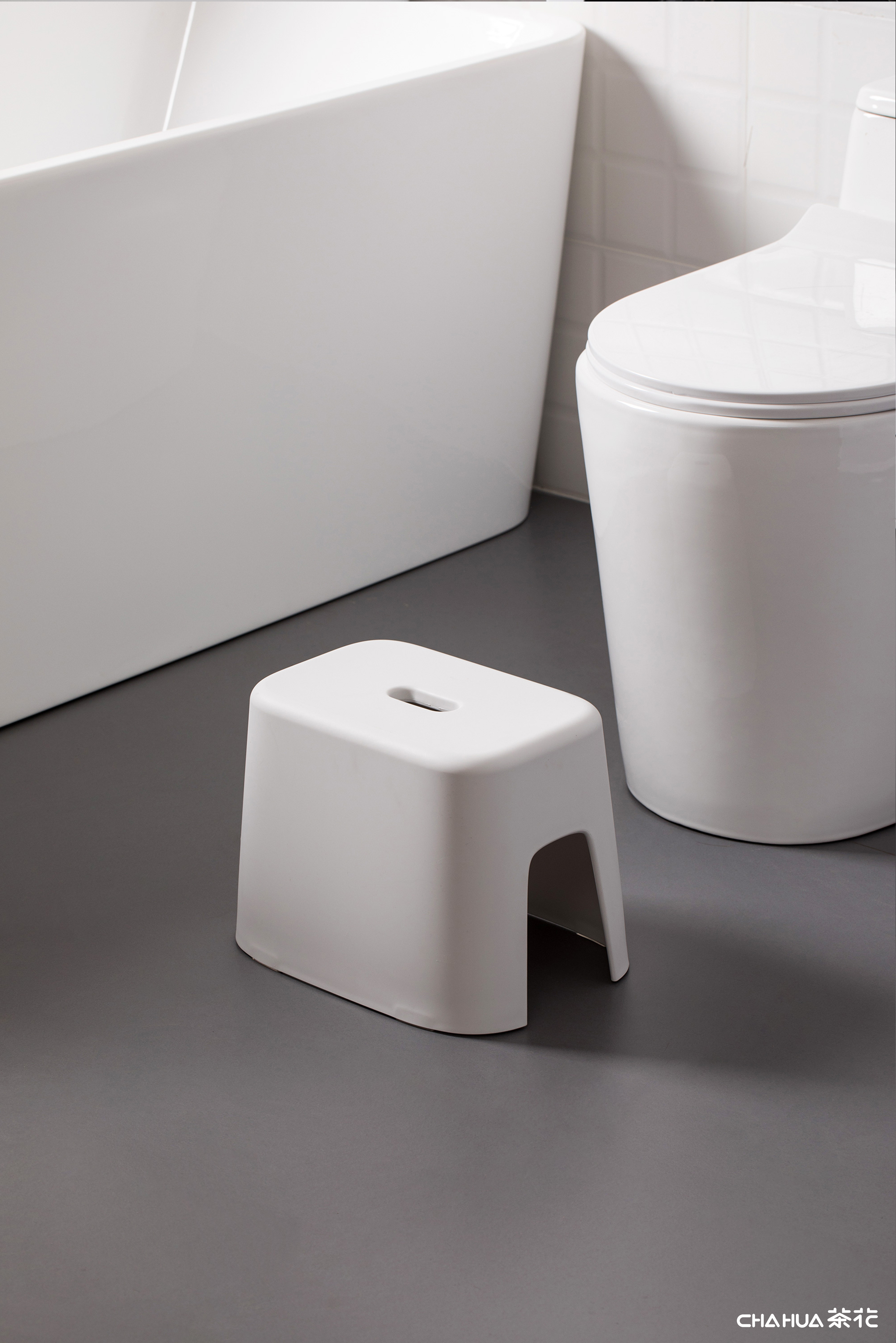 Simple design，Versatile scene，Camellia，Home Furnishing，Plastic，Stool ，industrial design，