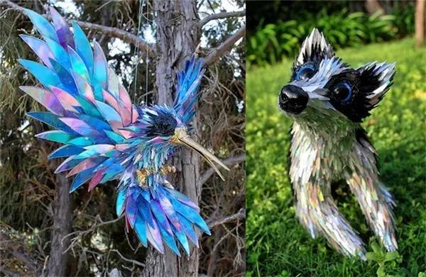 originality，Waste utilization，Sculpture，CD，