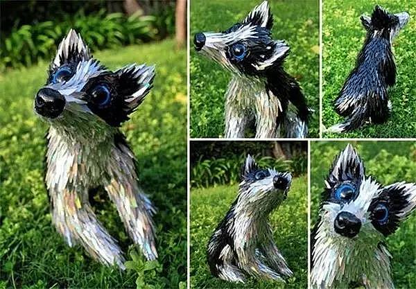 originality，Waste utilization，Sculpture，CD，