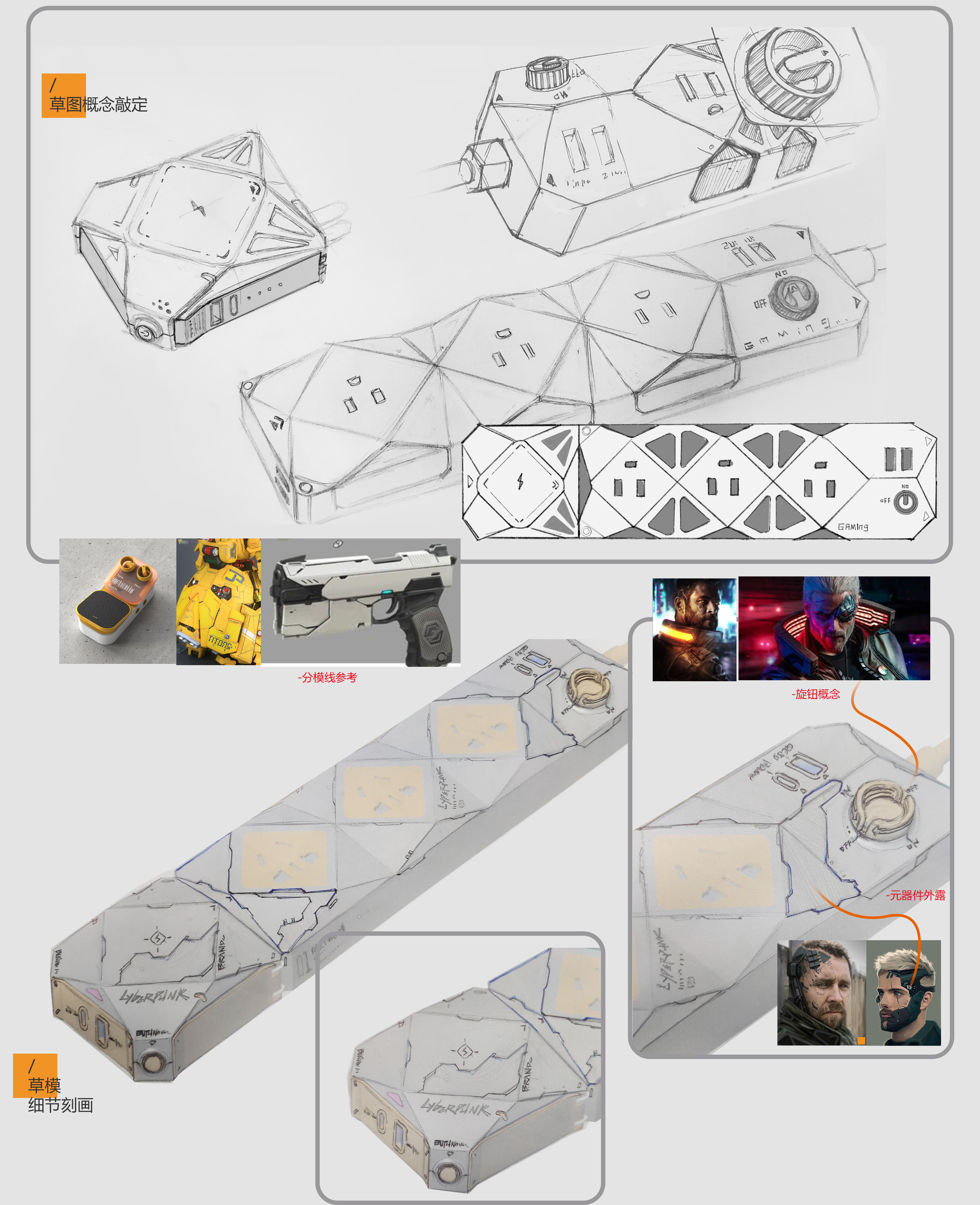 Cyberpunk 2077，Keyshot rendering，industrial design，sporting facilities，Chaopin，