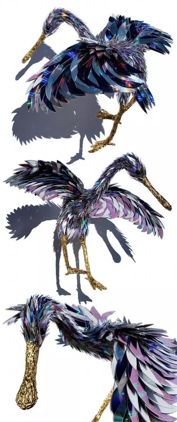 originality，Waste utilization，Sculpture，CD，