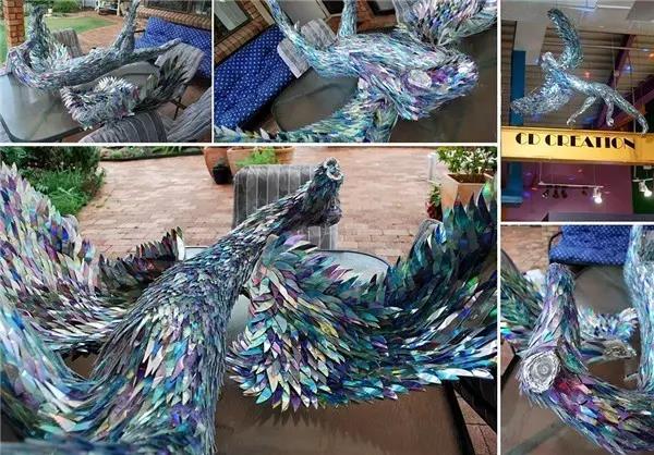 originality，Waste utilization，Sculpture，CD，