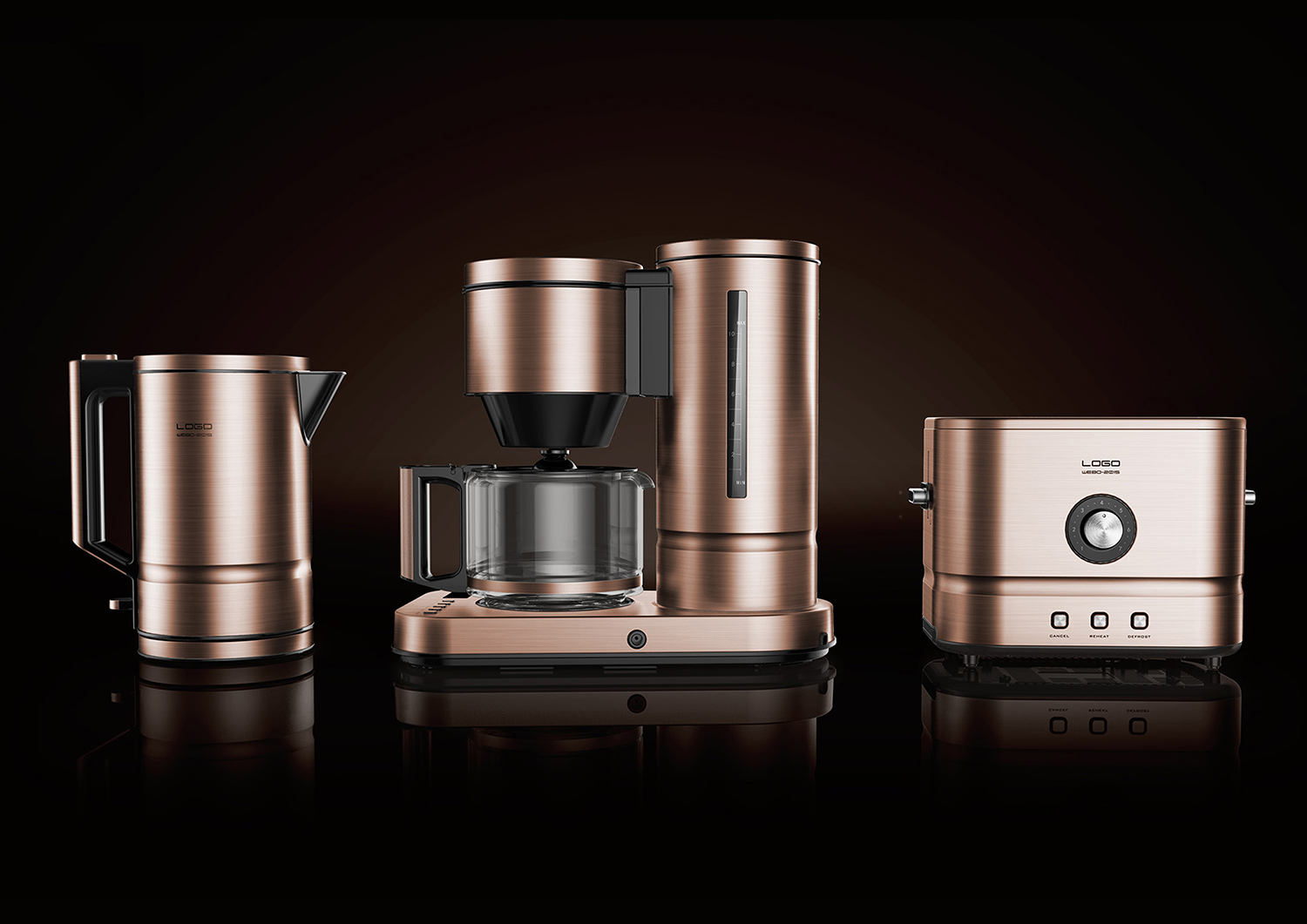 Coffee machine design，Design of small household appliances，Weibo design，Guangzhou product design company，