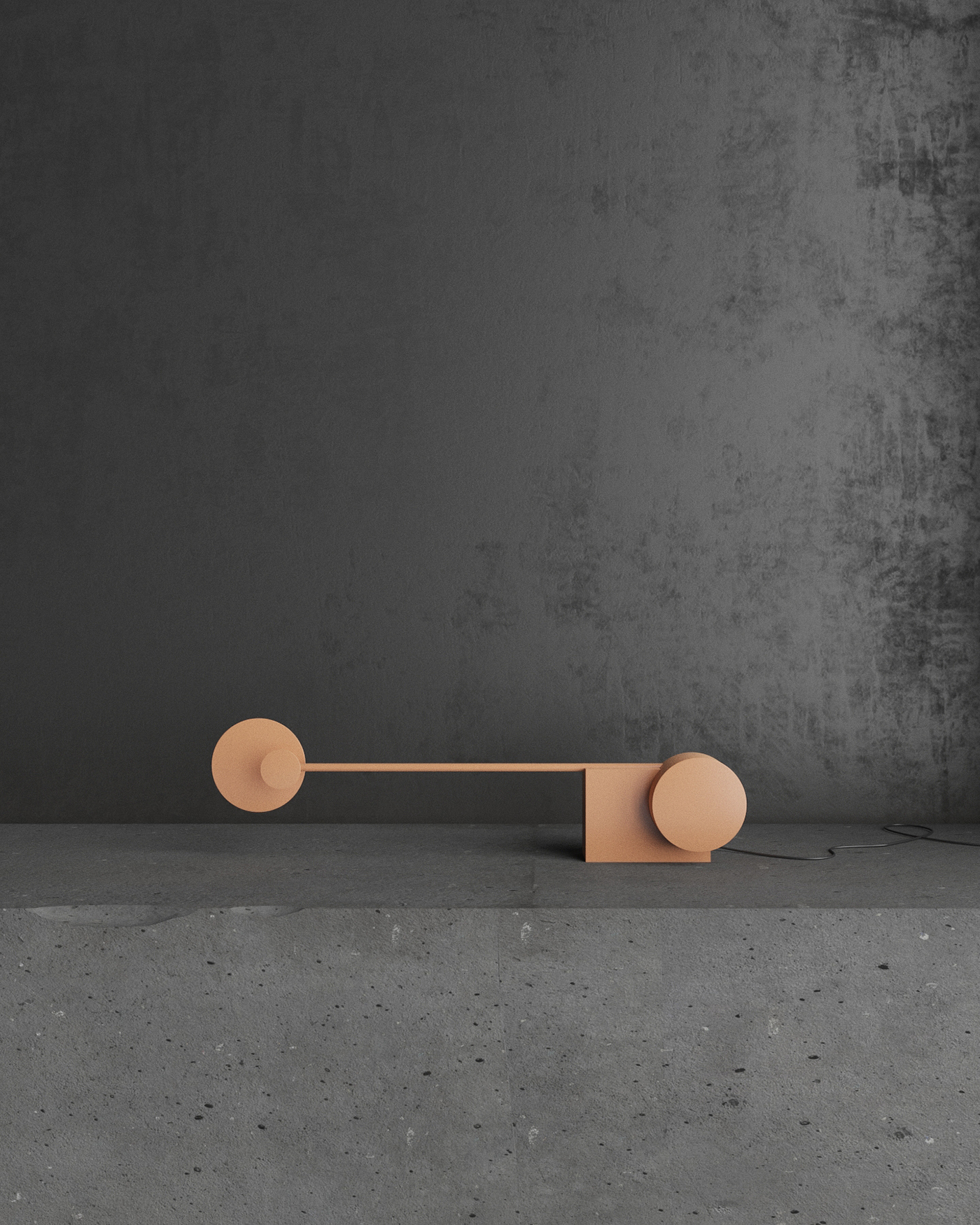 Simple table lamp，sun，Interactive table lamp，Adjust brightness，