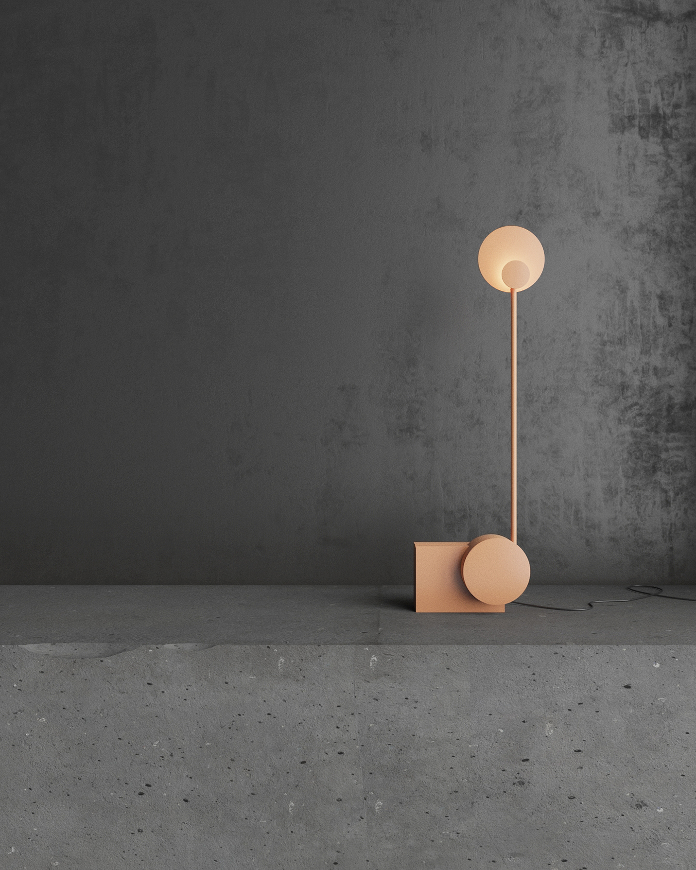 Simple table lamp，sun，Interactive table lamp，Adjust brightness，