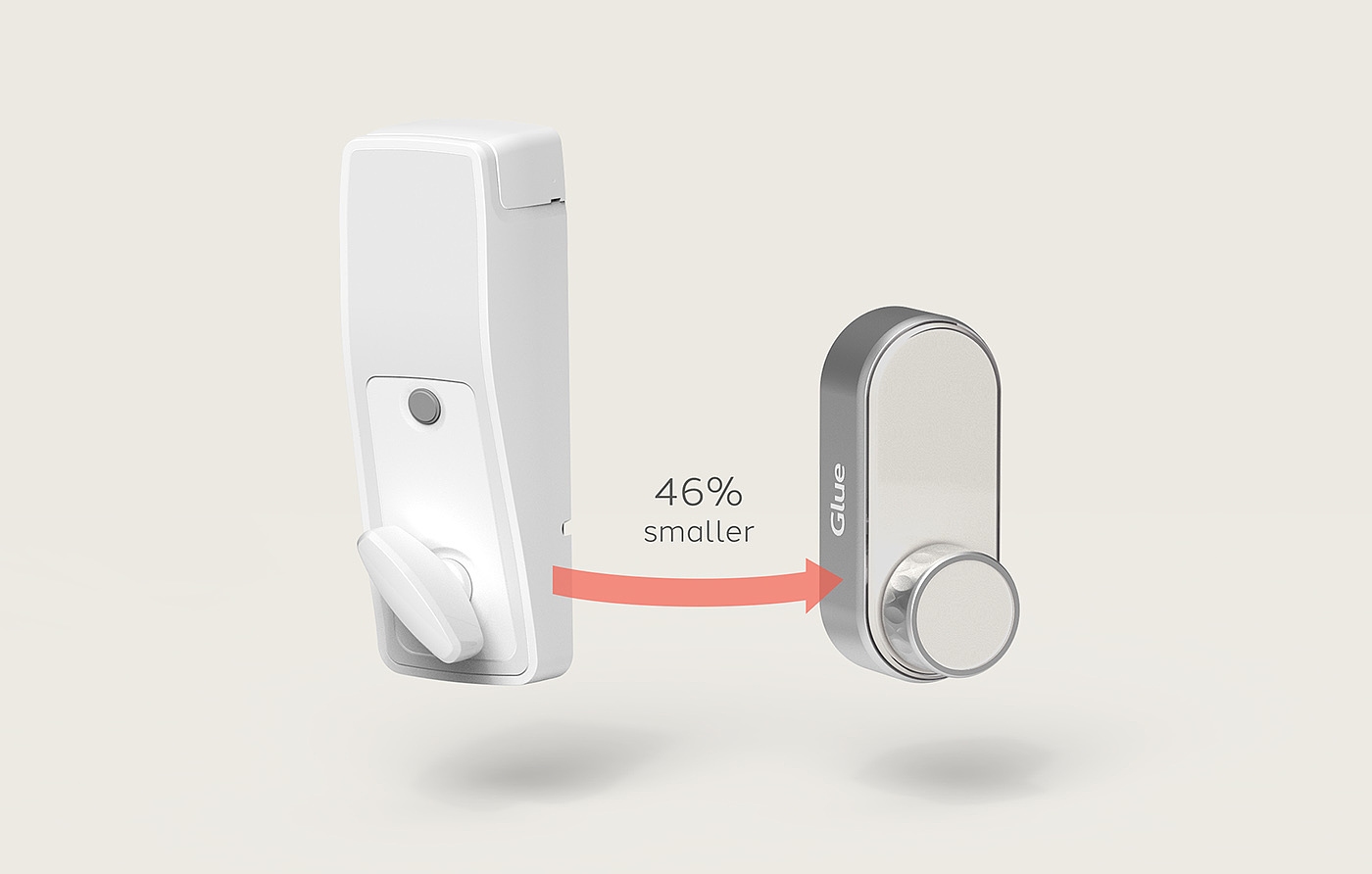 Intelligent door lock，upgrade，Small volume，