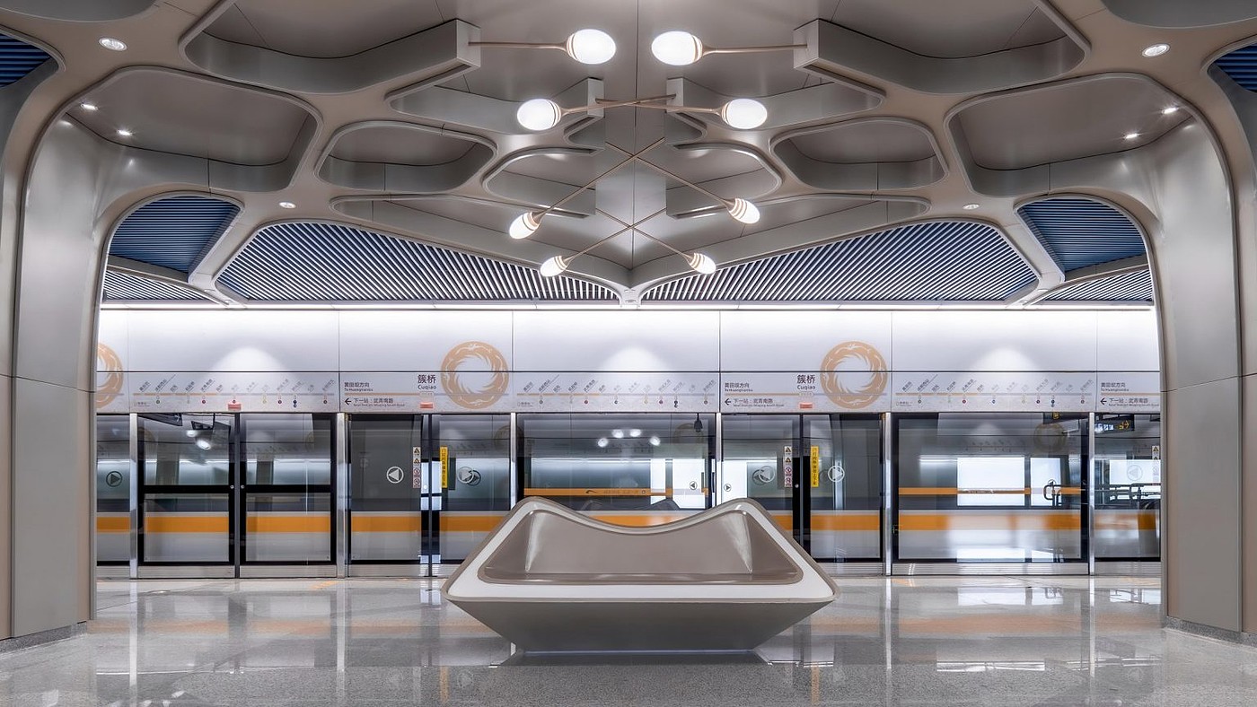 Metro Station，Silk weaving tradition，Architecture，indoor，