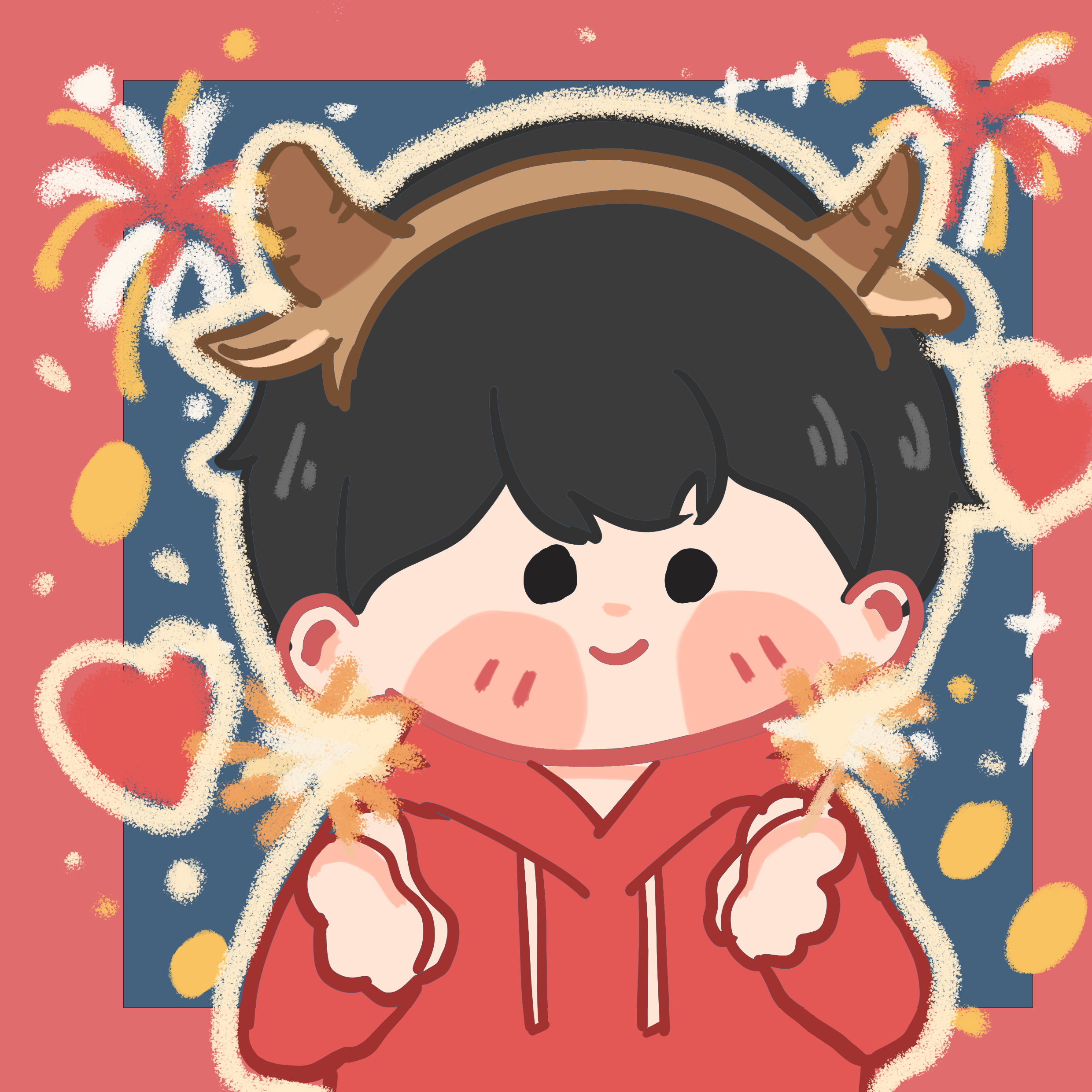 The board drawing drawn by my little baby has just begun to learn，Ubee ，