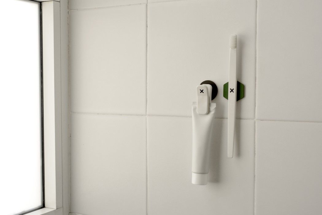 toothbrush，bathroom，streamline，Minimalist，magnet，