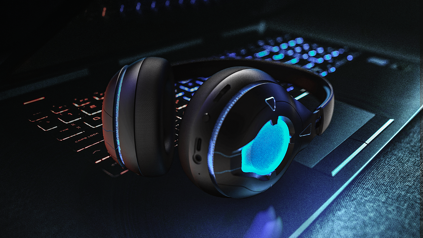 Headphones，Game headset，Bluetooth headset，Dual purpose earphone，Portal，Cool，
