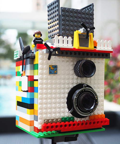 Lego，Double lens，novel，camera，