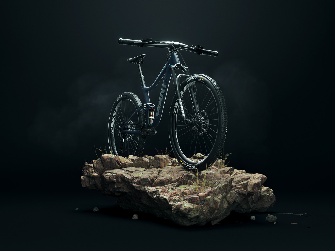 Giant，Mountain bike，Bicycle，cgi，