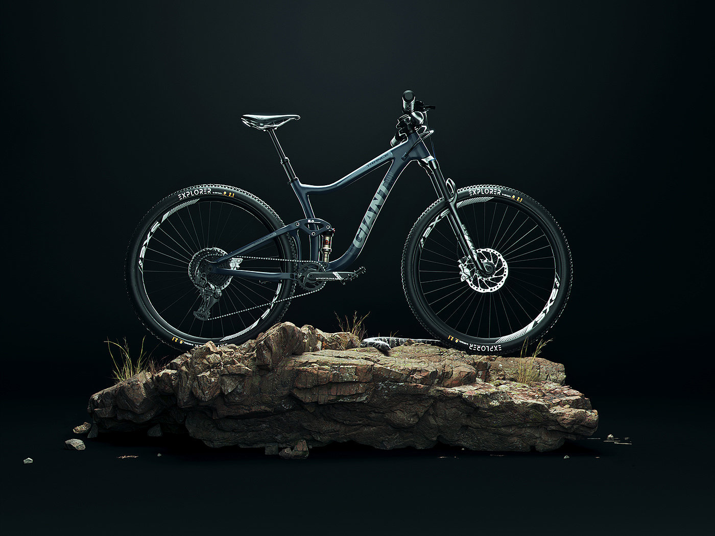 Giant，Mountain bike，Bicycle，cgi，