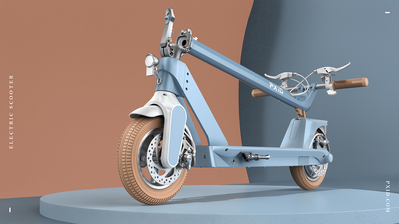 Electric scooter，Design of electric scooter，industrial design，Vehicle design，Electric vehicle，