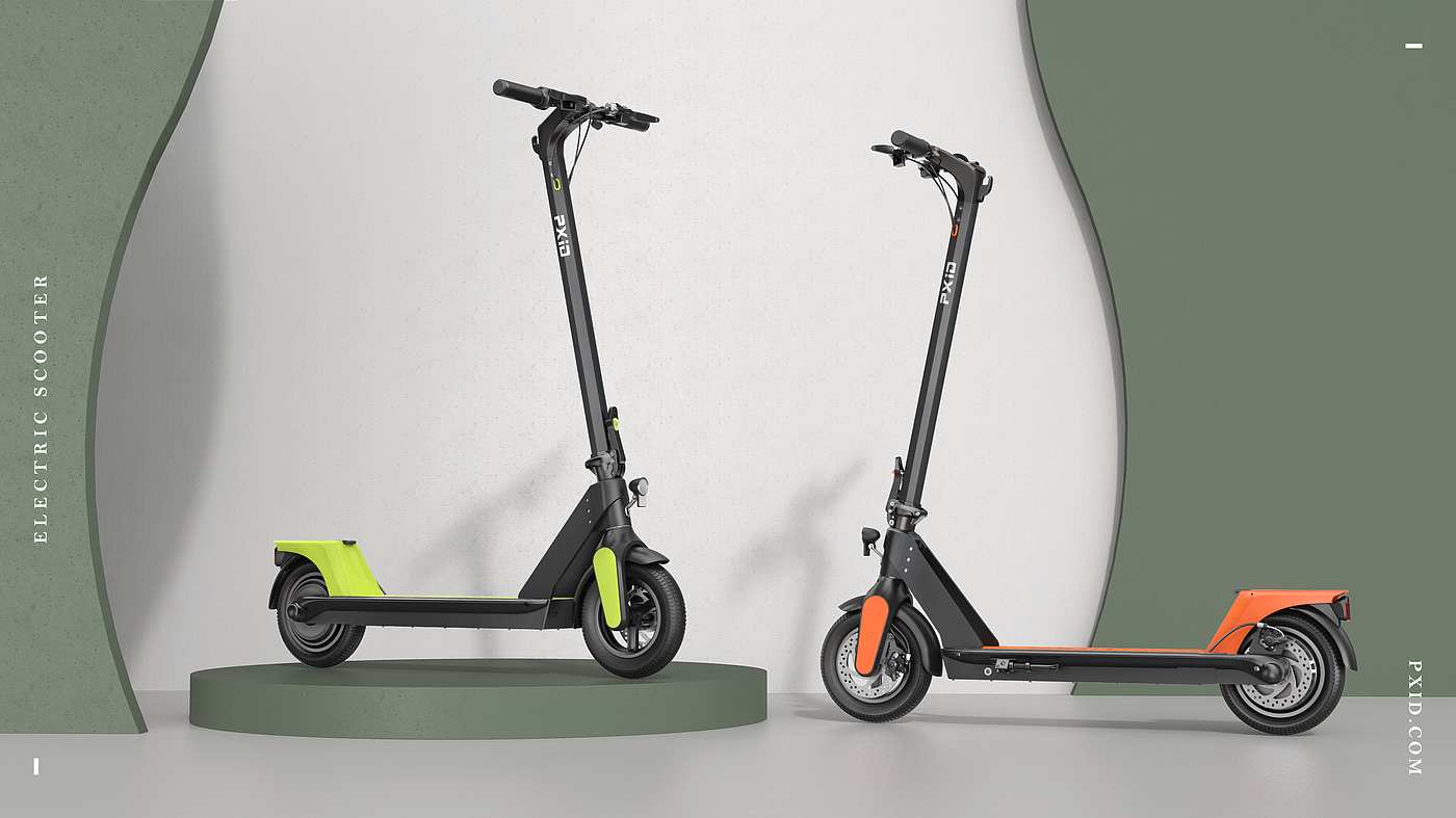 Electric scooter，Design of electric scooter，industrial design，Vehicle design，Electric vehicle，
