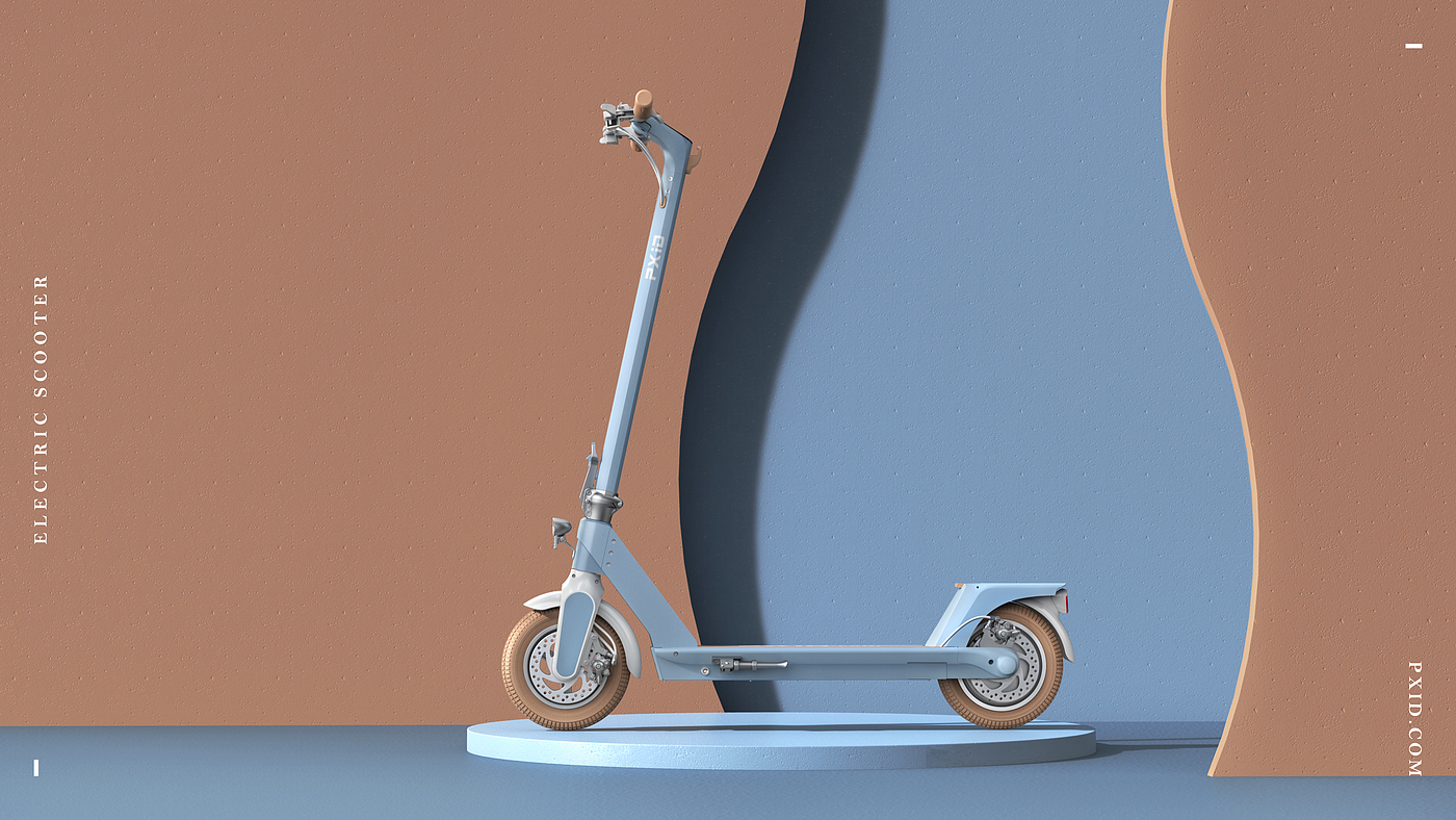 Electric scooter，Design of electric scooter，industrial design，Vehicle design，Electric vehicle，