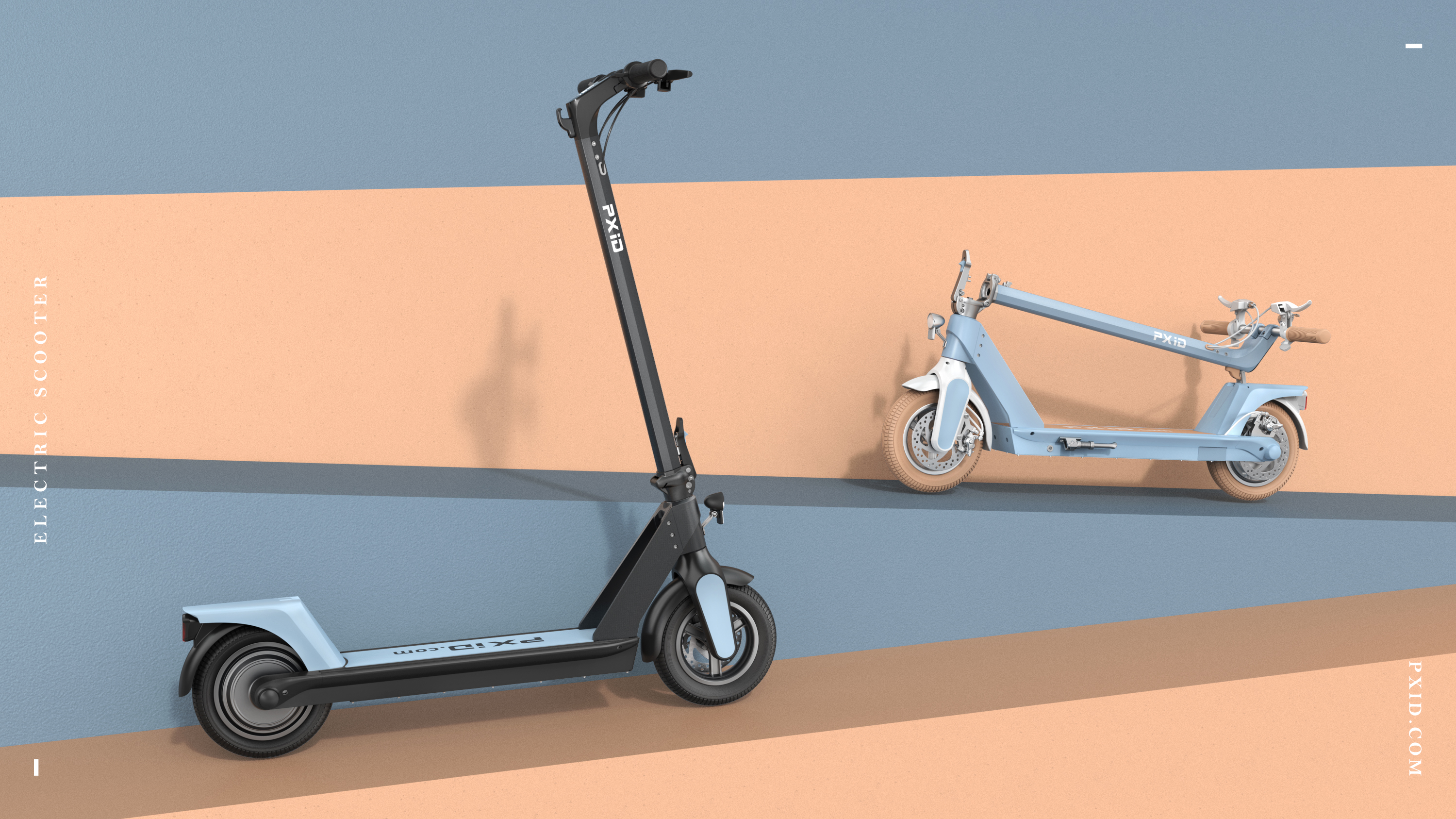 Electric scooter，Design of electric scooter，industrial design，Vehicle design，Electric vehicle，