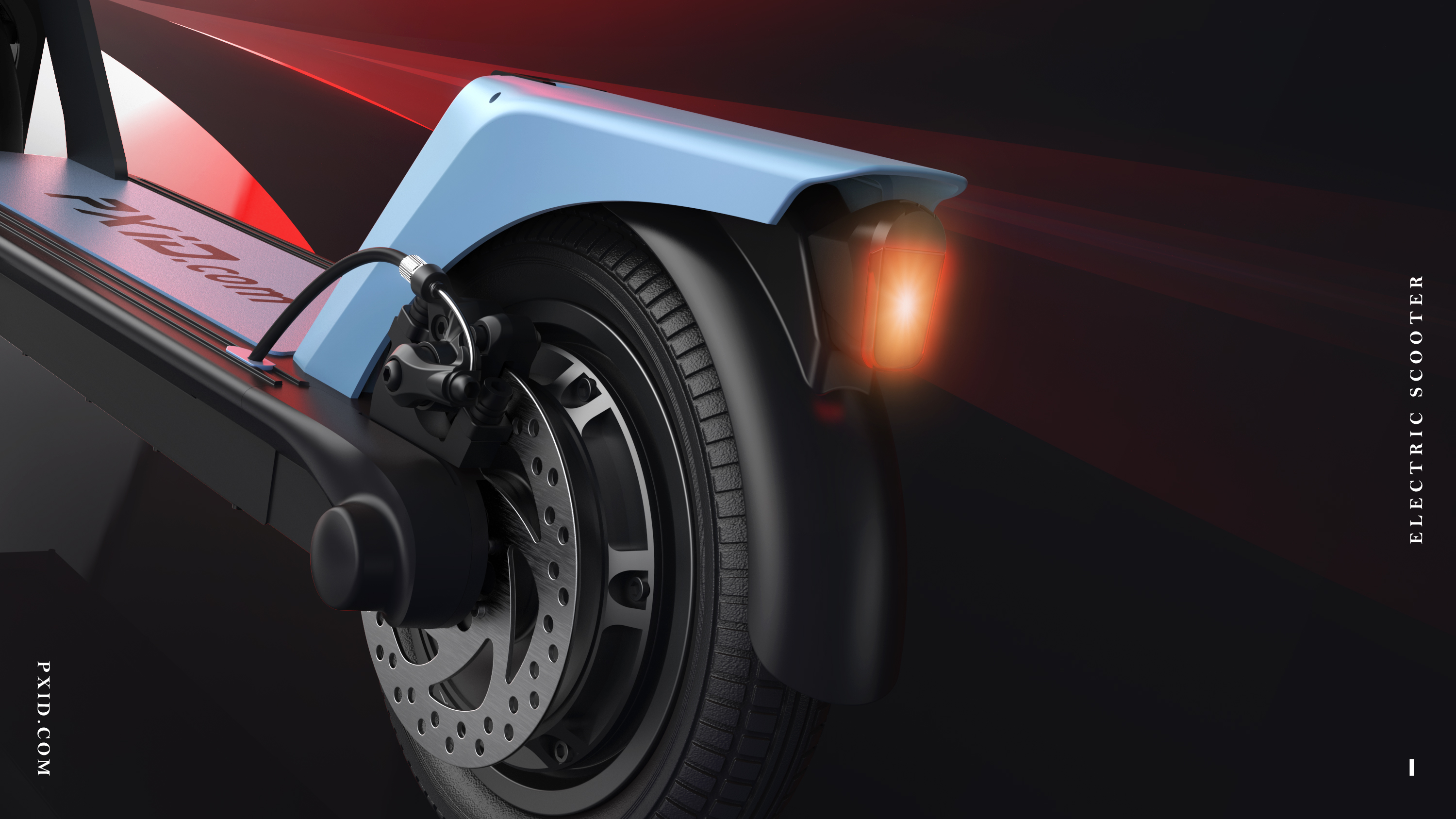 Electric scooter，Design of electric scooter，industrial design，Vehicle design，Electric vehicle，