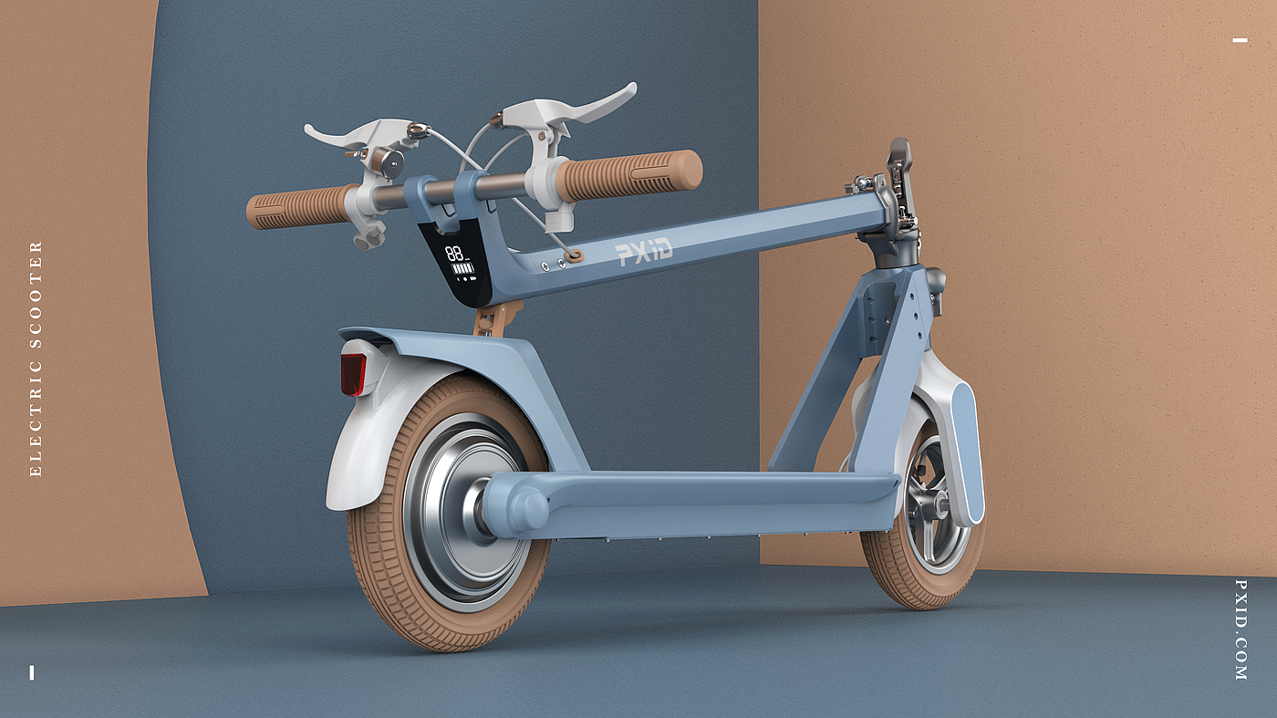 Electric scooter，Design of electric scooter，industrial design，Vehicle design，Electric vehicle，