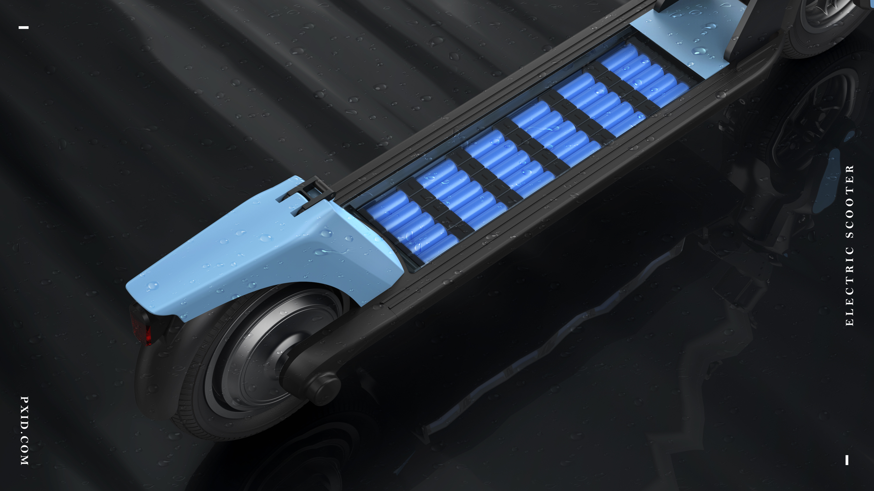 Electric scooter，Design of electric scooter，industrial design，Vehicle design，Electric vehicle，