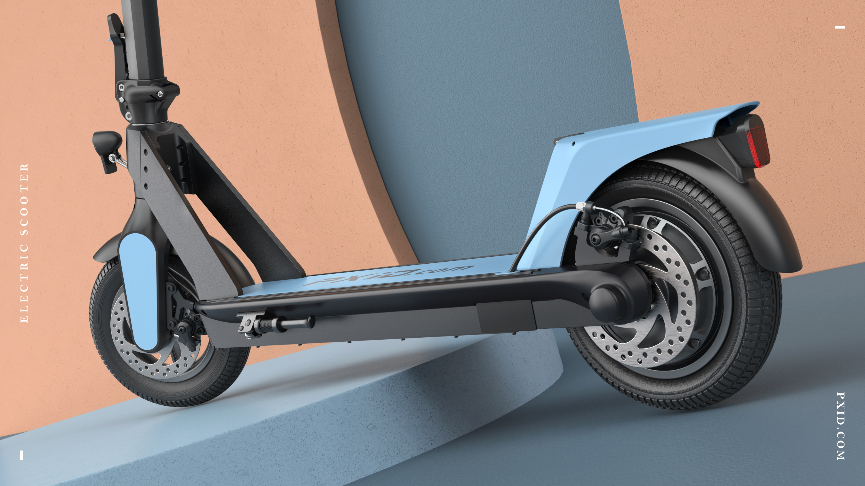 Electric scooter，Design of electric scooter，industrial design，Vehicle design，Electric vehicle，