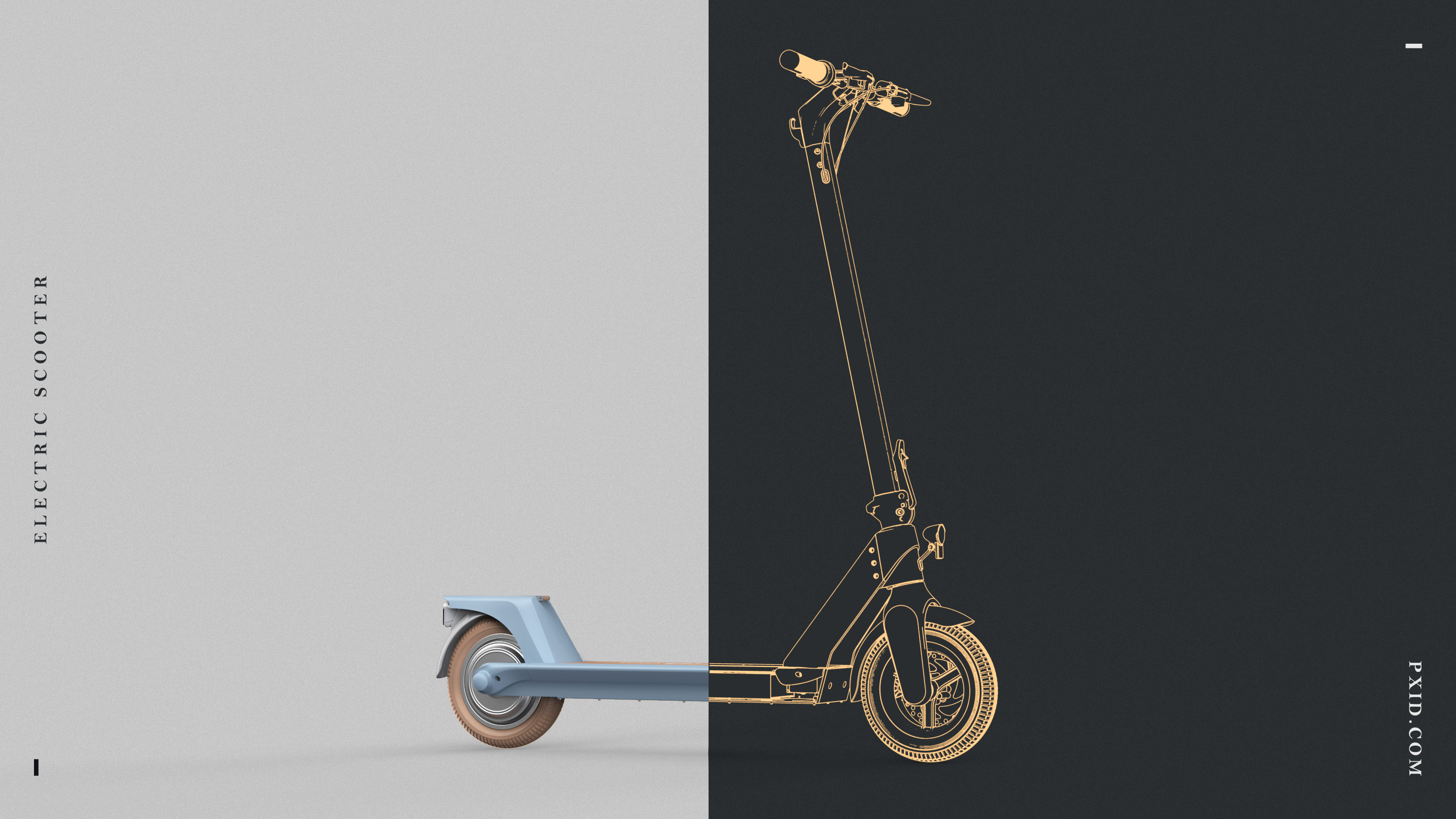 Electric scooter，Design of electric scooter，industrial design，Vehicle design，Electric vehicle，
