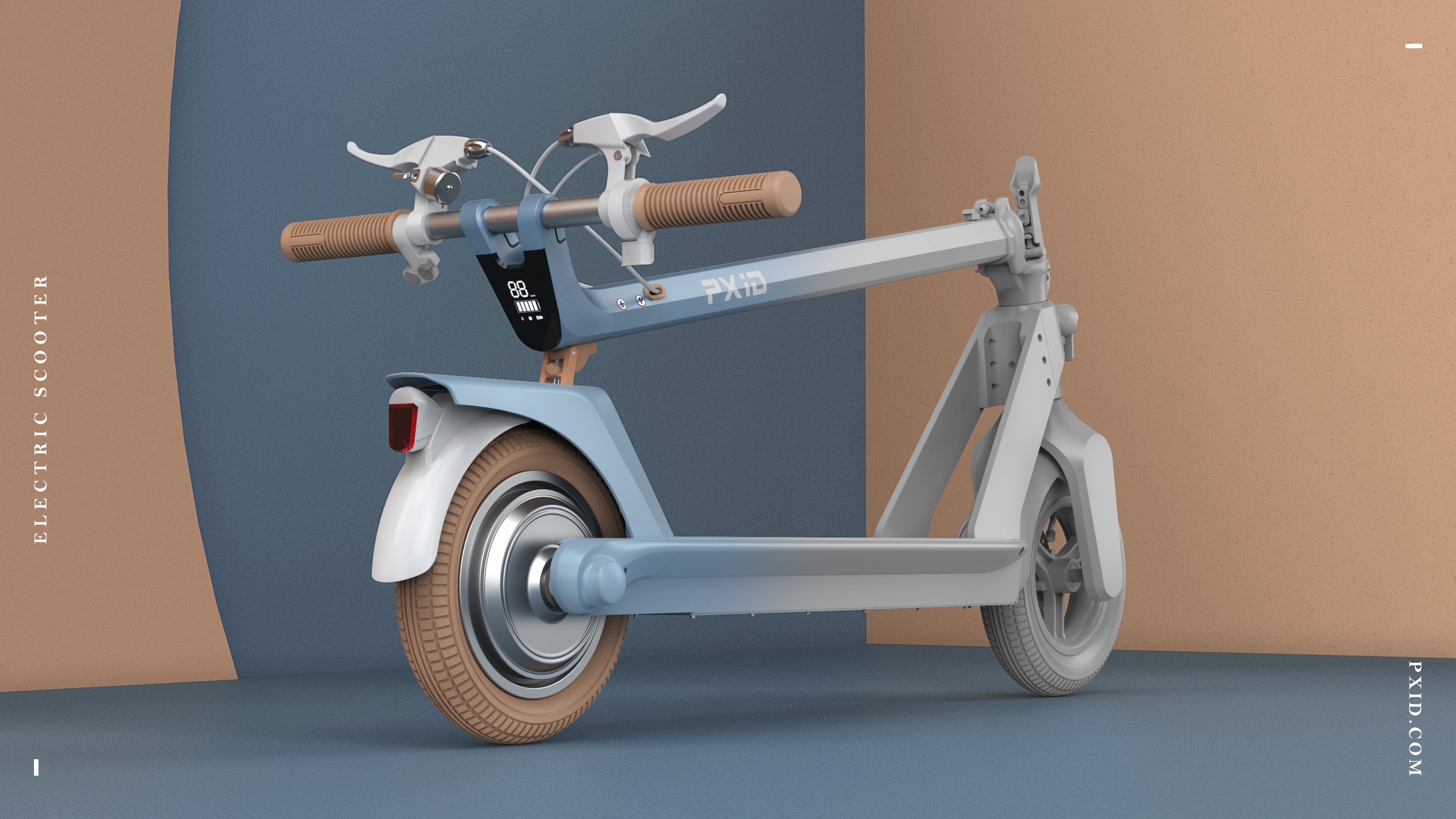 Electric scooter，Design of electric scooter，industrial design，Vehicle design，Electric vehicle，