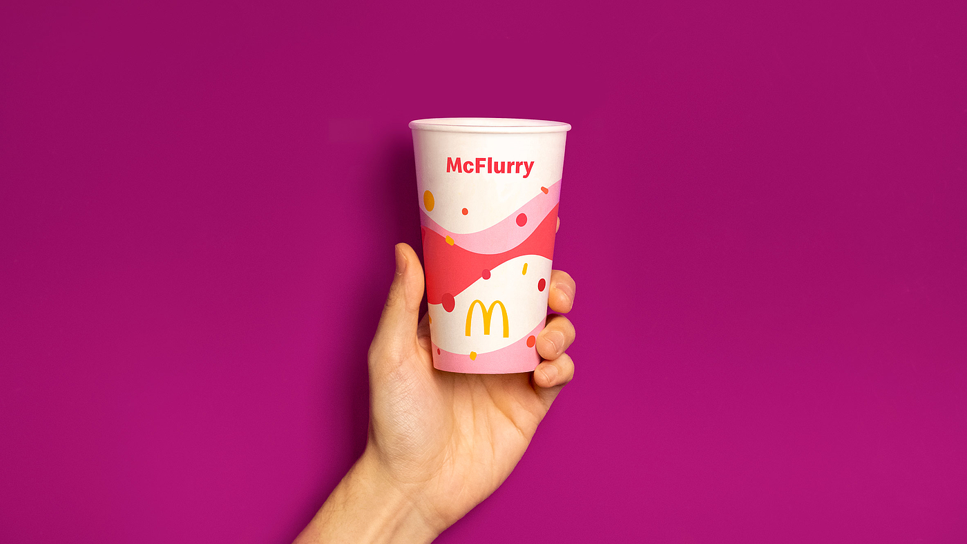 McDonald's，packing，graphic design ，