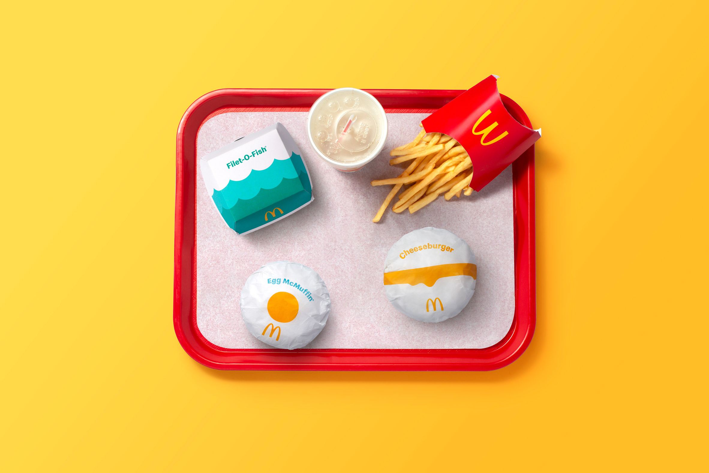 McDonald's，packing，graphic design ，