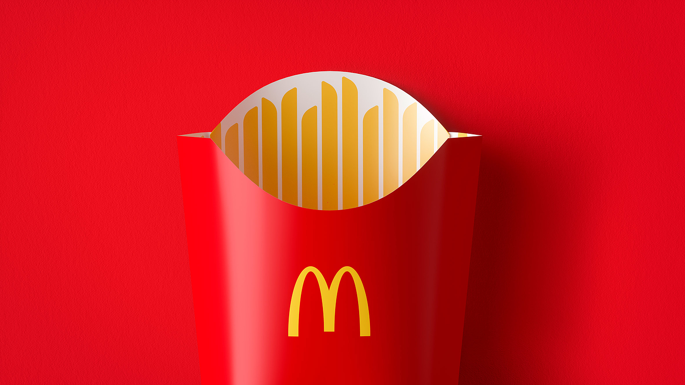 McDonald's，packing，graphic design ，