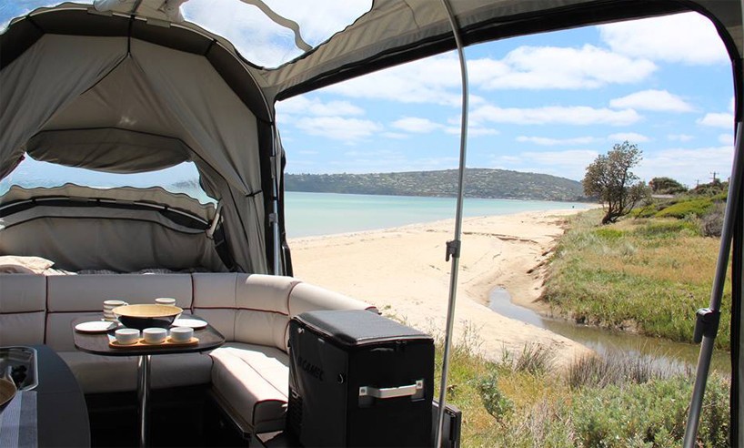 Touring car，Tent，trailer，Interior，luxury，