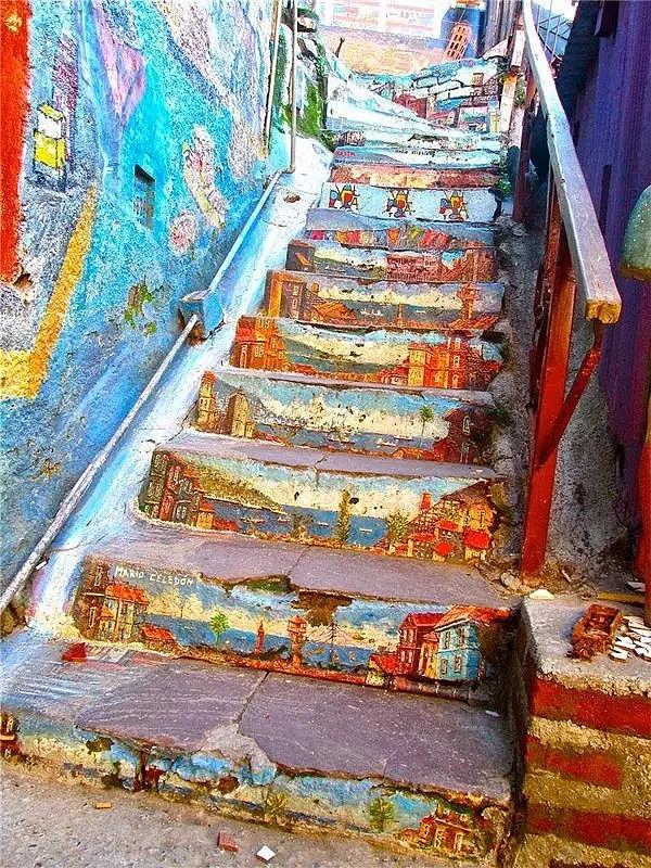 stairs，Art，interest，originality，
