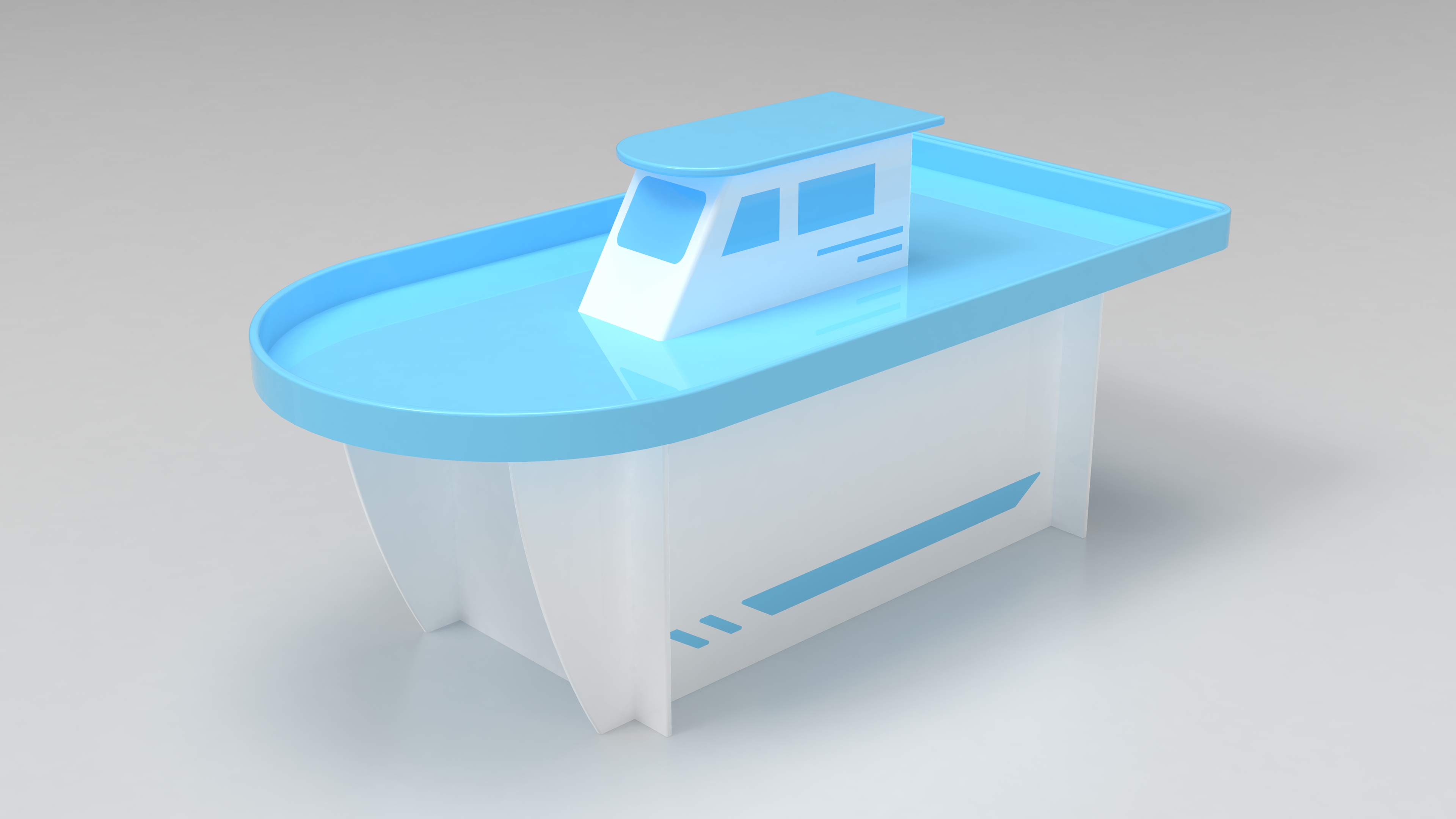 Toy design，Toy table，Wooden toys，rhinoceros，keyshot，Drainage artifact，