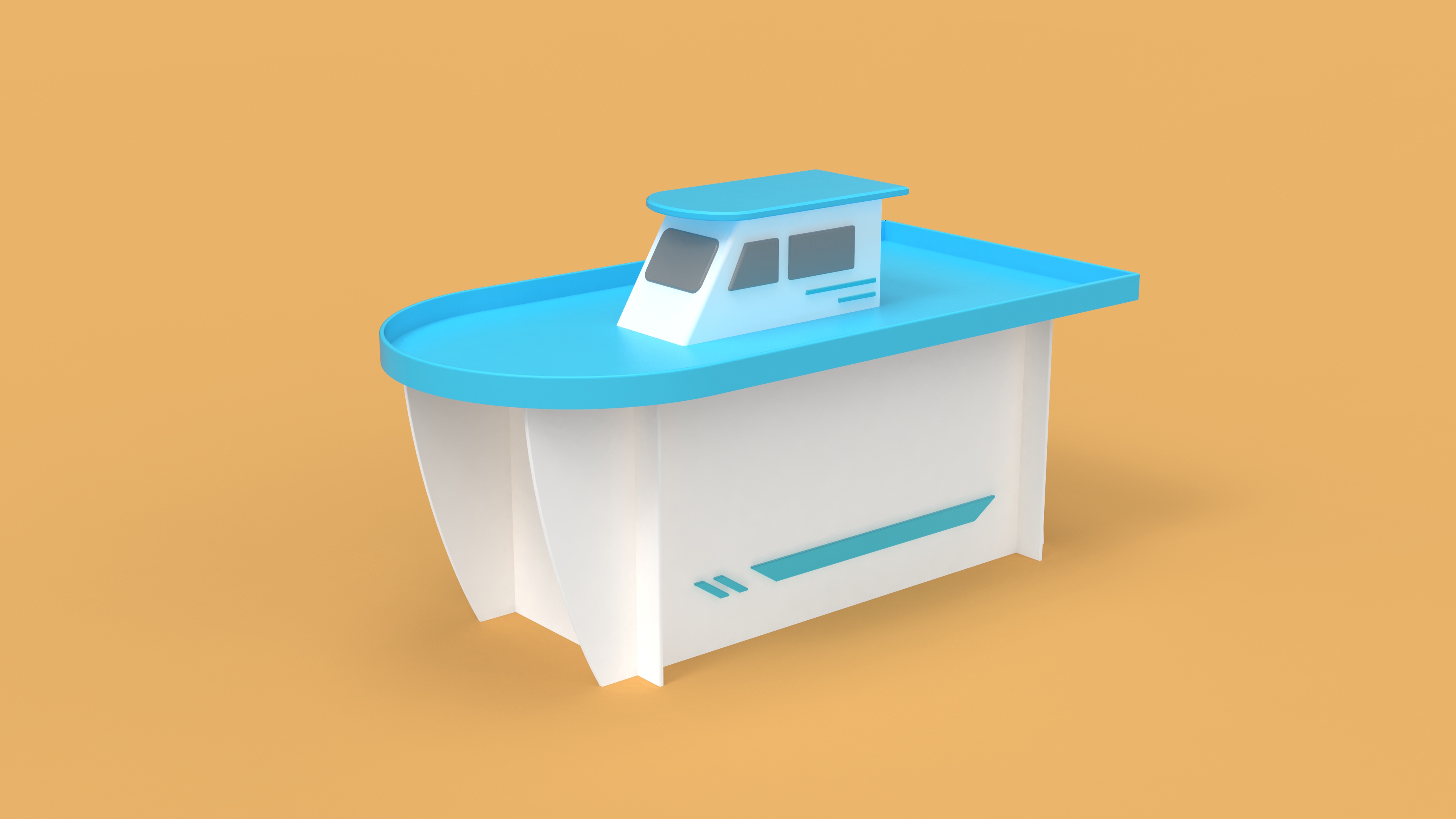 Toy design，Toy table，Wooden toys，rhinoceros，keyshot，Drainage artifact，