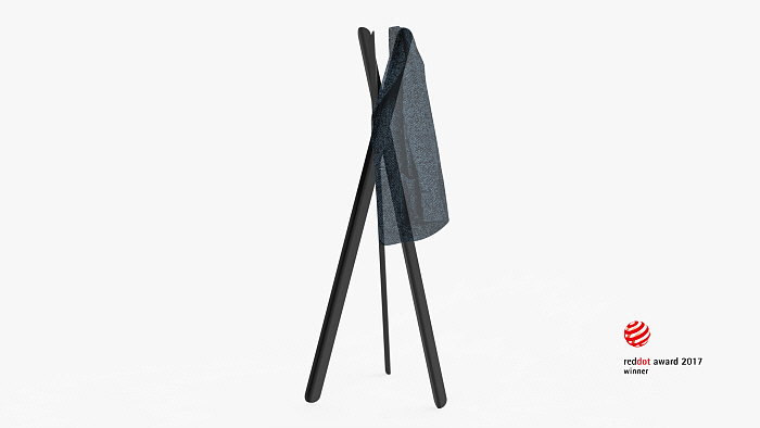 2017 red dot award，Coat rack，Minimalism，Detail drawing，