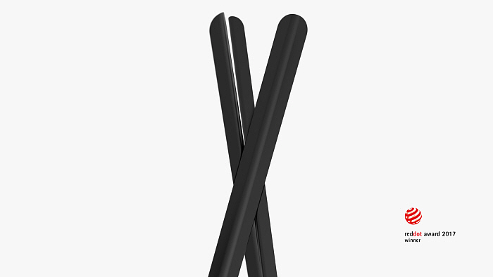 2017 red dot award，Coat rack，Minimalism，Detail drawing，