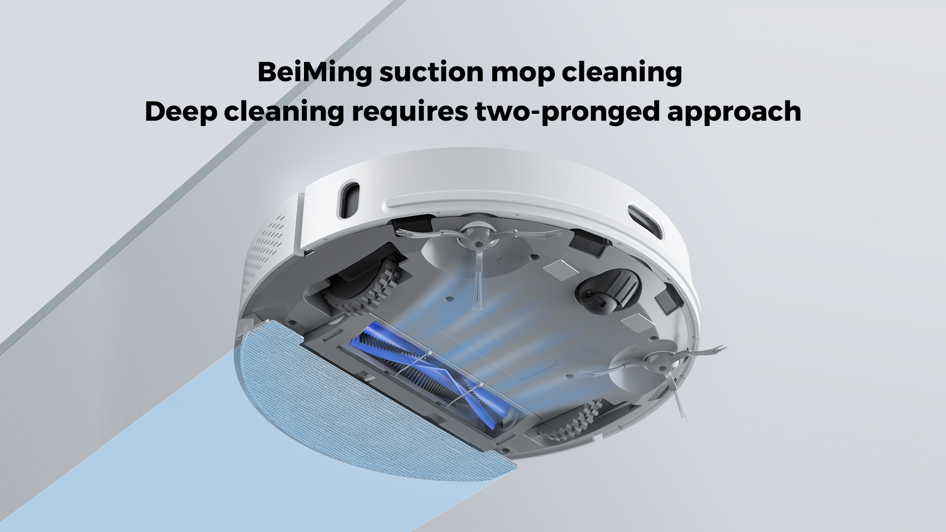 Self cleaning sweeper，