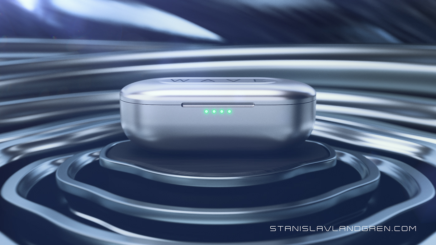 3d，Advertising design，Product animation，headset，