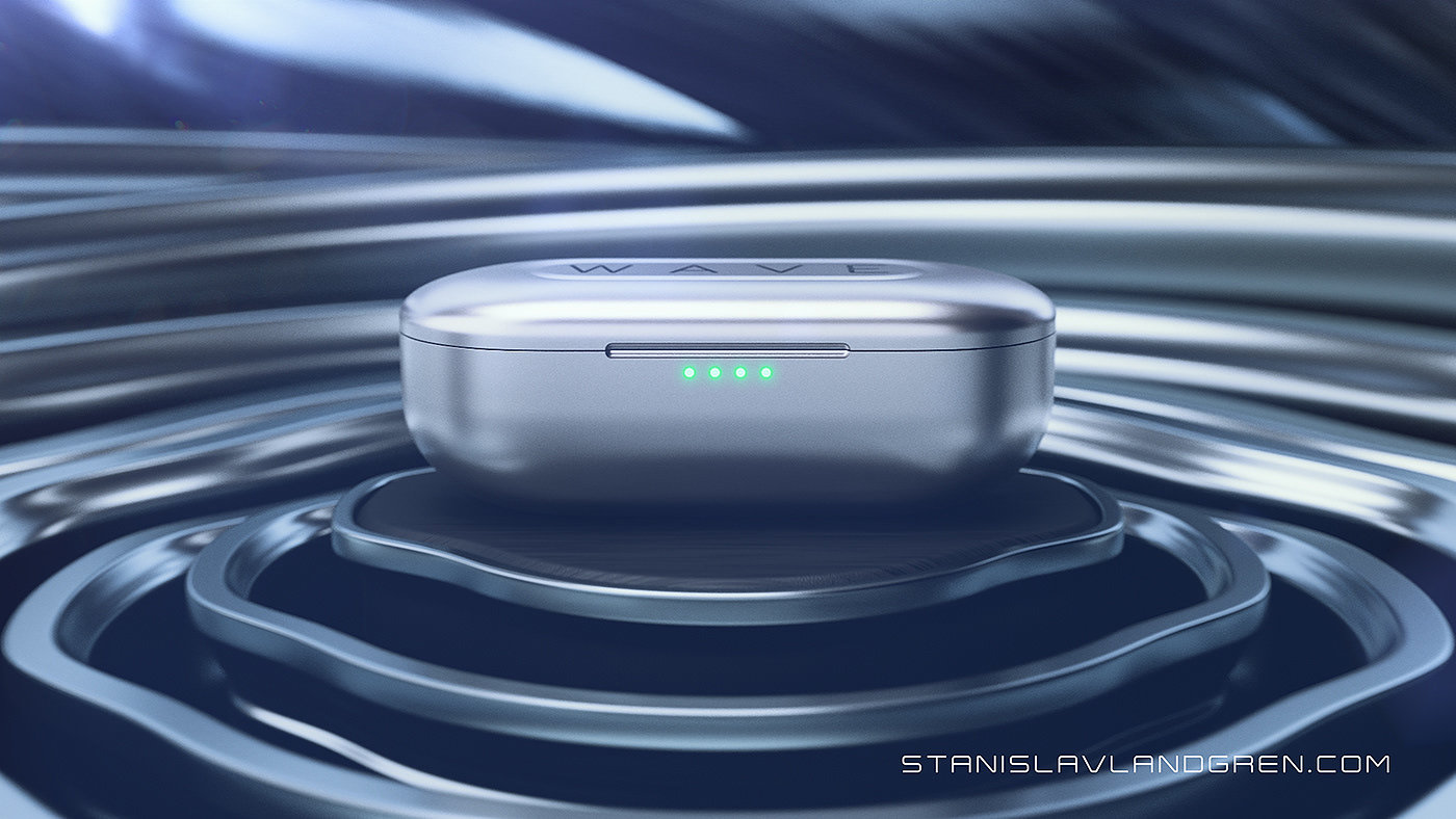 3d，Advertising design，Product animation，headset，