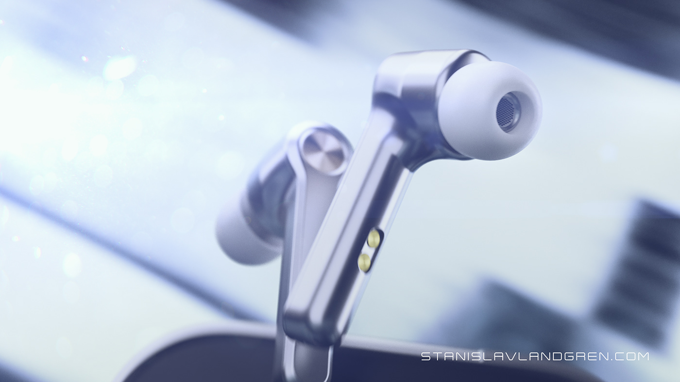 3d，Advertising design，Product animation，headset，