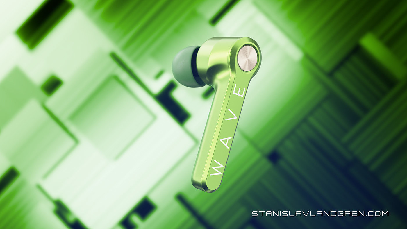 3d，Advertising design，Product animation，headset，