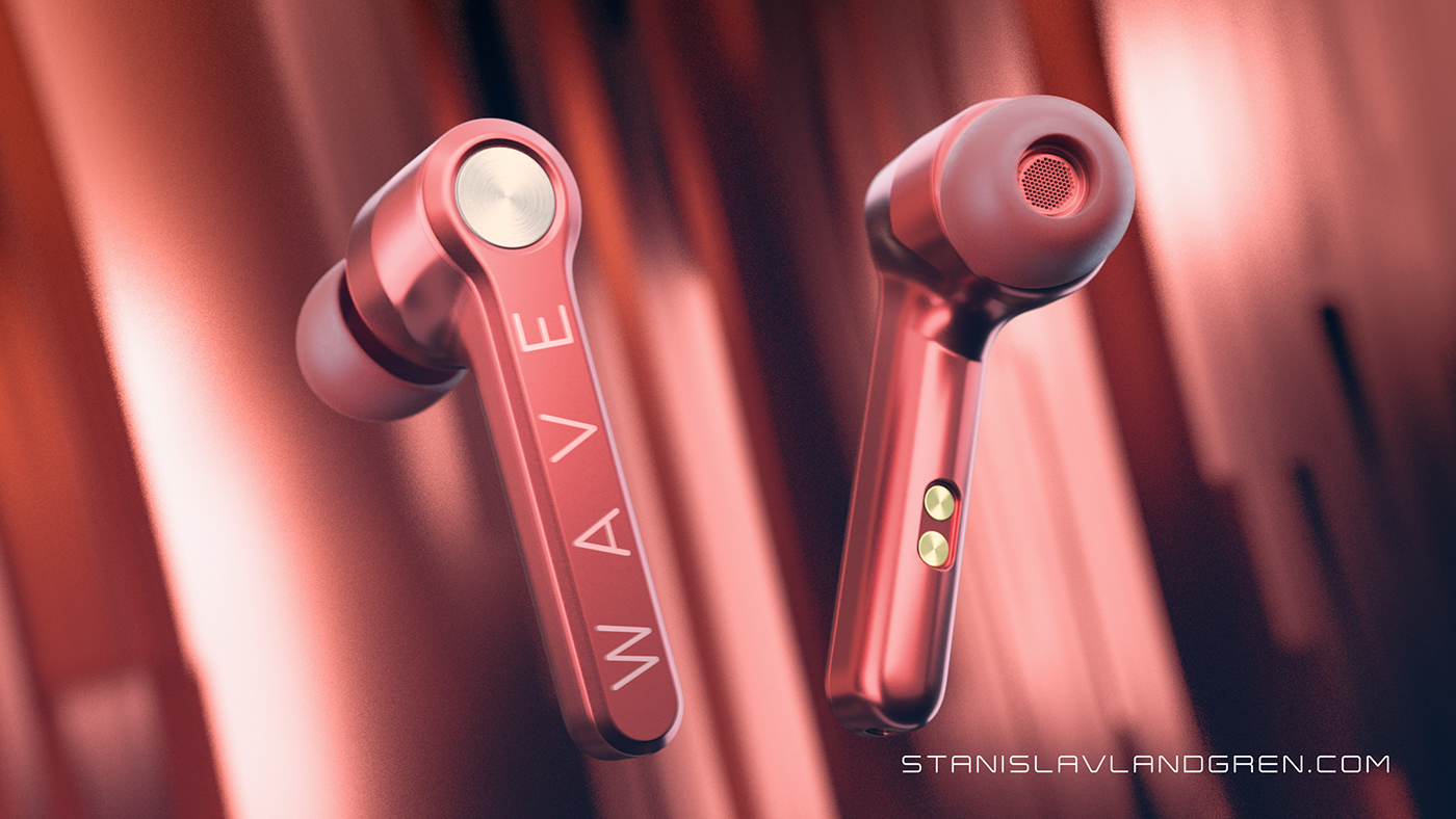 3d，Advertising design，Product animation，headset，