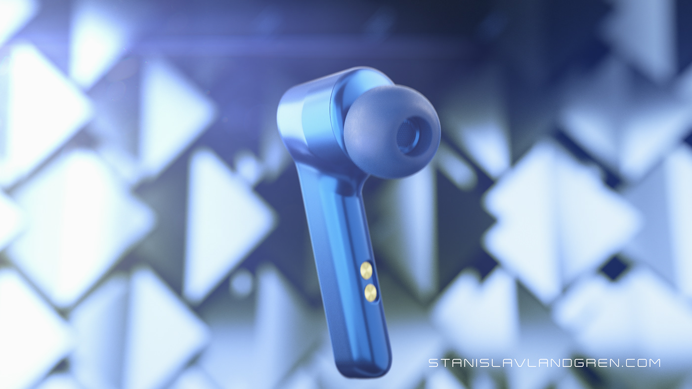 3d，Advertising design，Product animation，headset，