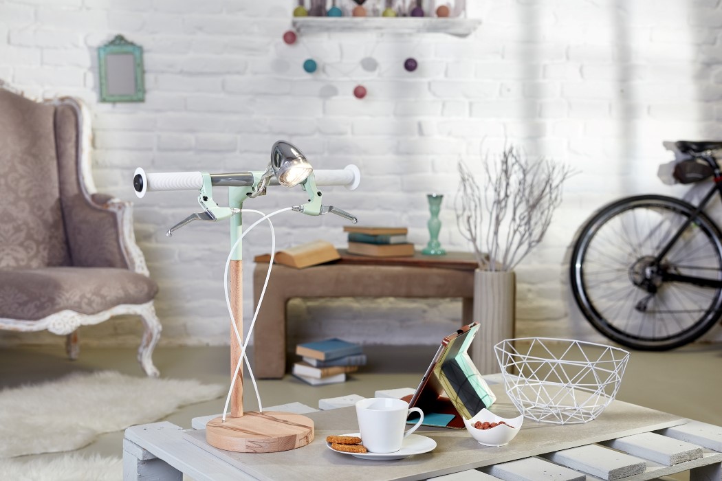 Desk lamp，children，Bicycle，spare parts，Metal，