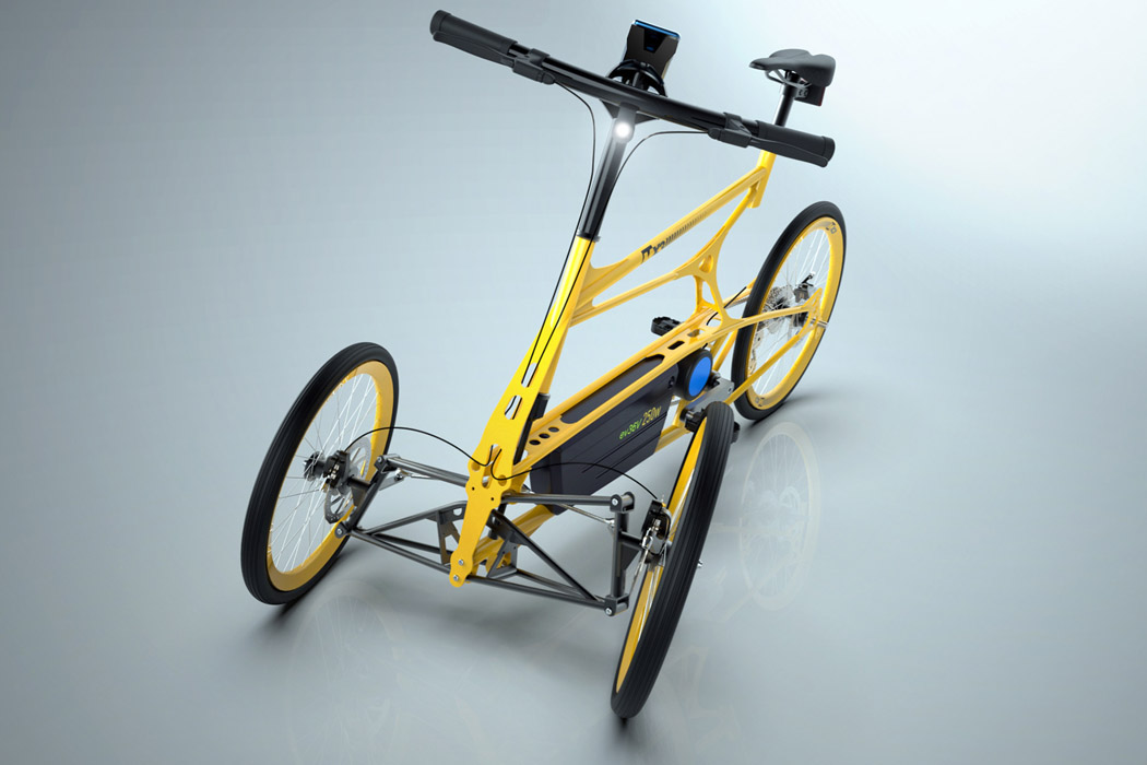 Electric vehicle，Tricycle，tilt，