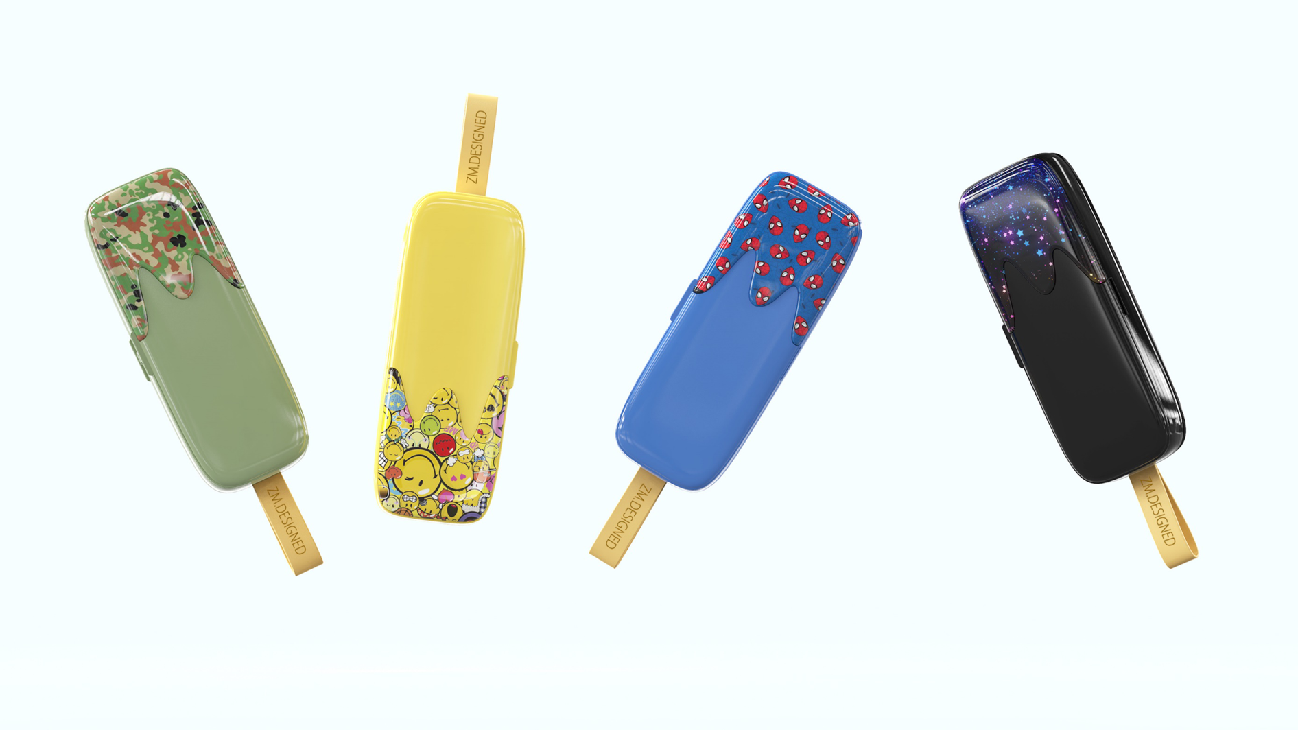 diy，Ice cream，Splicing pencil case，be easy to carry about，