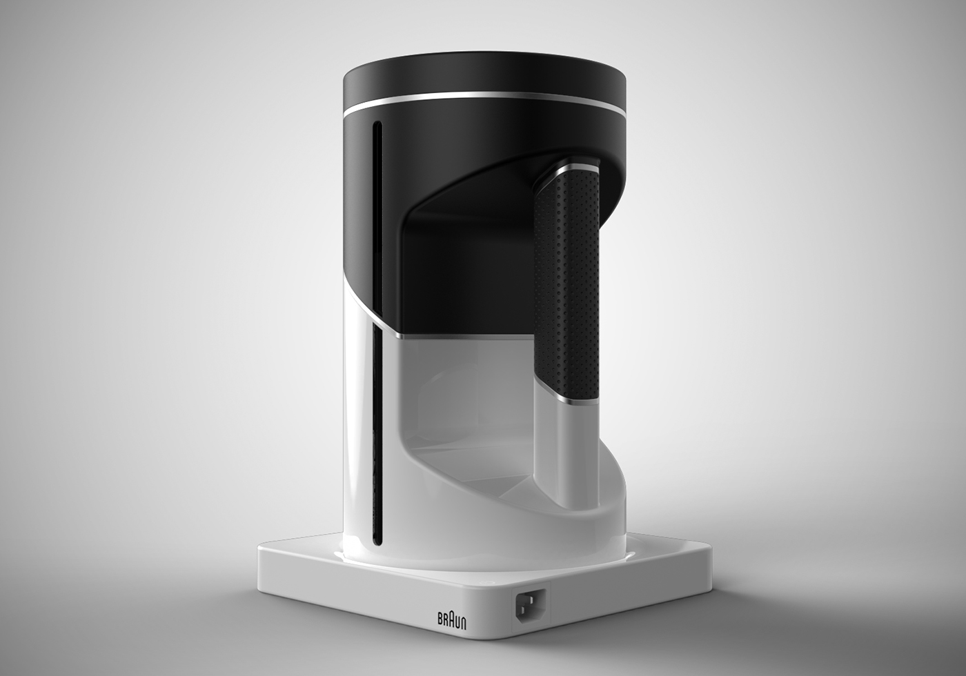 braun，Brown，Electric hot kettle，Hand drawn，