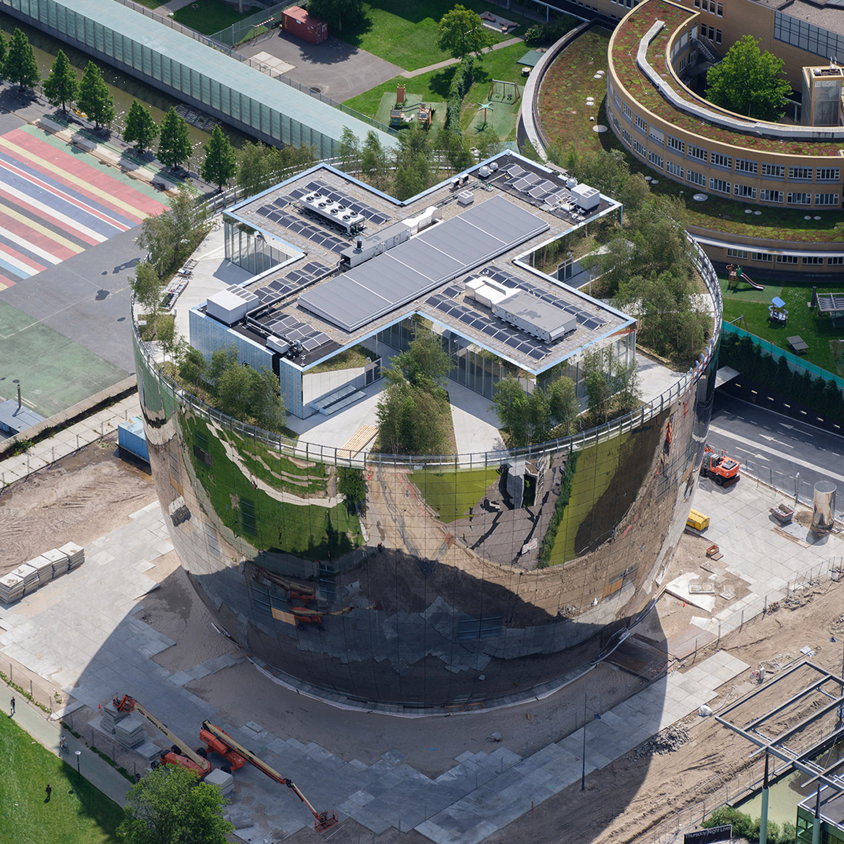 Architecture，Helix，Amazon office building，industrial design，