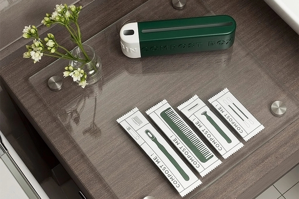 Green box，wash supplies，Degradable material，environment protection，